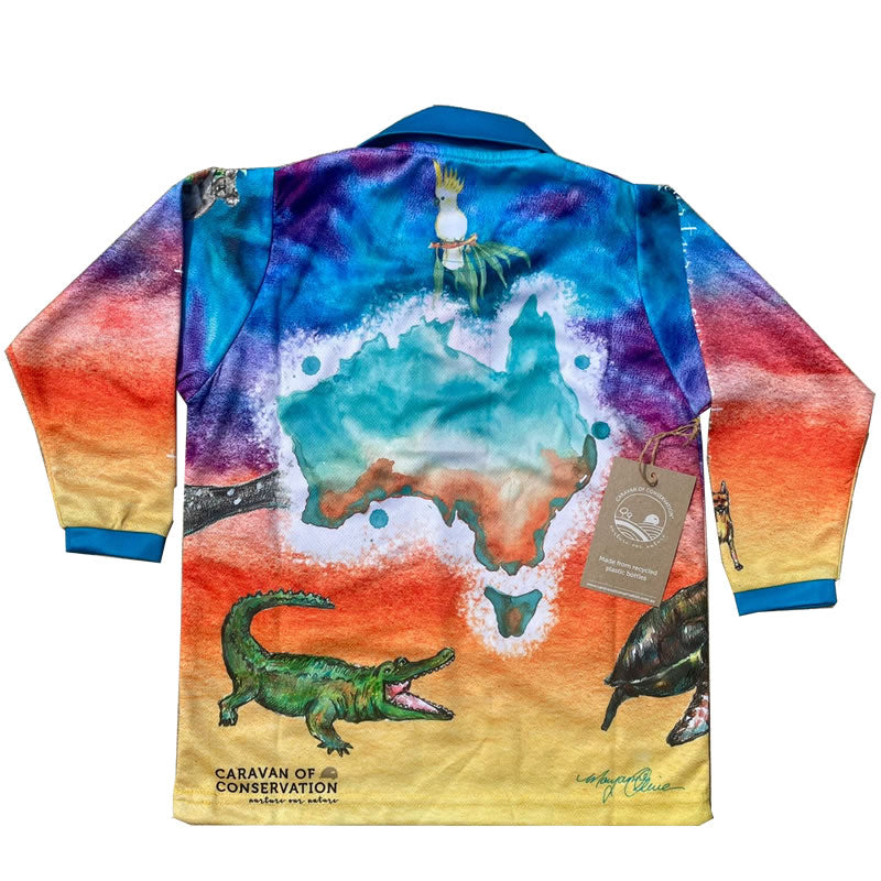 Long Sleeve Conservation Shirt Kids – Sunset