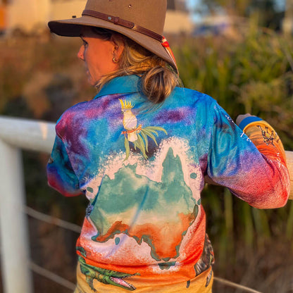 Long Sleeve Conservation Shirt Adult – Sunset